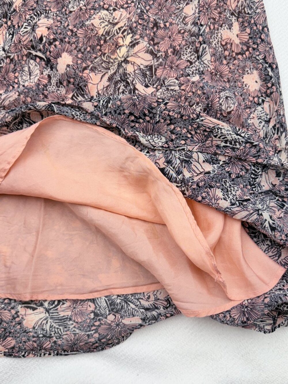 Vintage Max Studio Floral Silk Dress - Picture 5 of 5